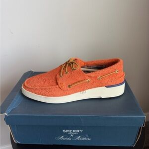 Sperry x Brooks Brothers Terry Cloth Boat Shoe — Size 11
